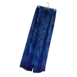 ATINA CRISTINA S SNAKE PRINT FLOWY PANTS